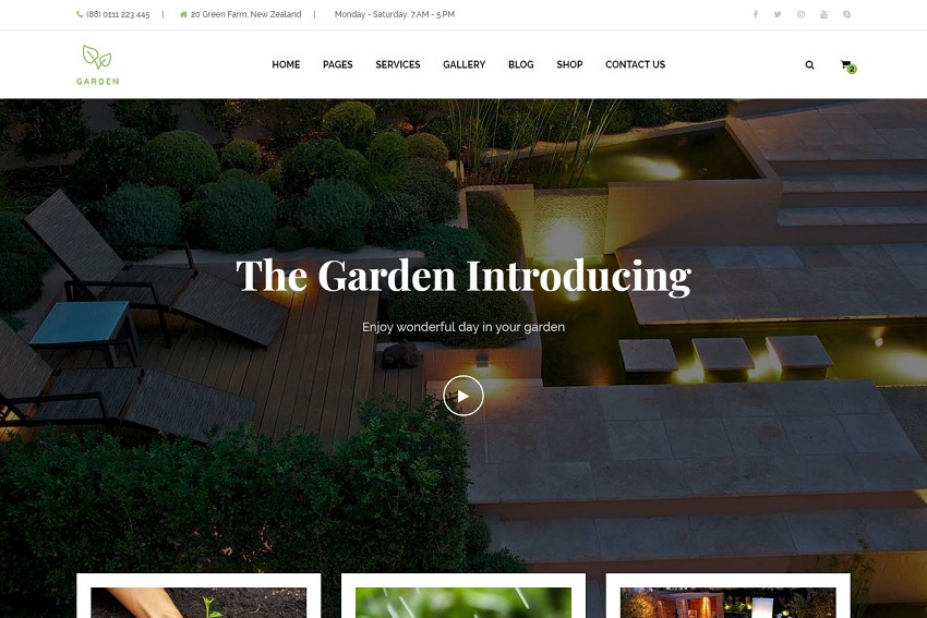 Garden - Lawn & Landscaping Bootstrap 4 Template
